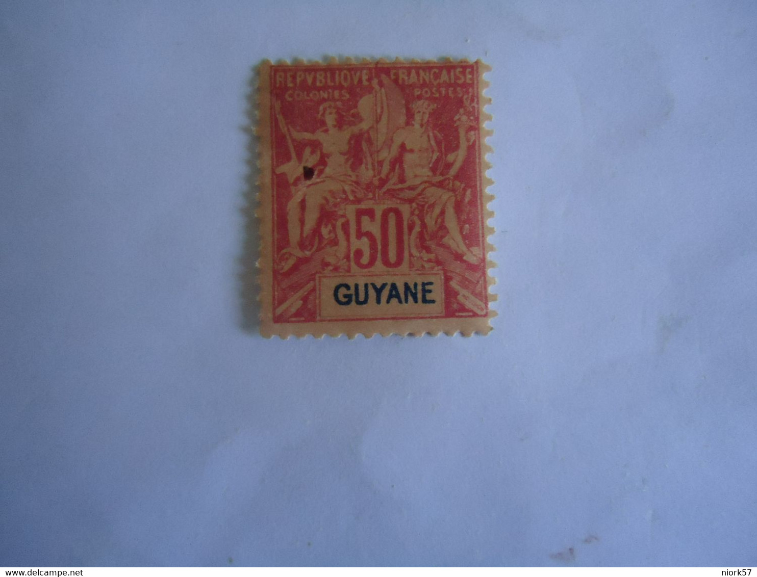 GUIANA   FRANCE  COLONIES MNH  STAMPS 50C - Other & Unclassified