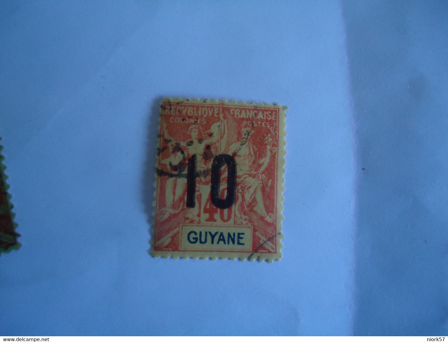 GUIANA   FRANCE  COLONIES USED  STAMPS  OVERPRINTT - Autres & Non Classés