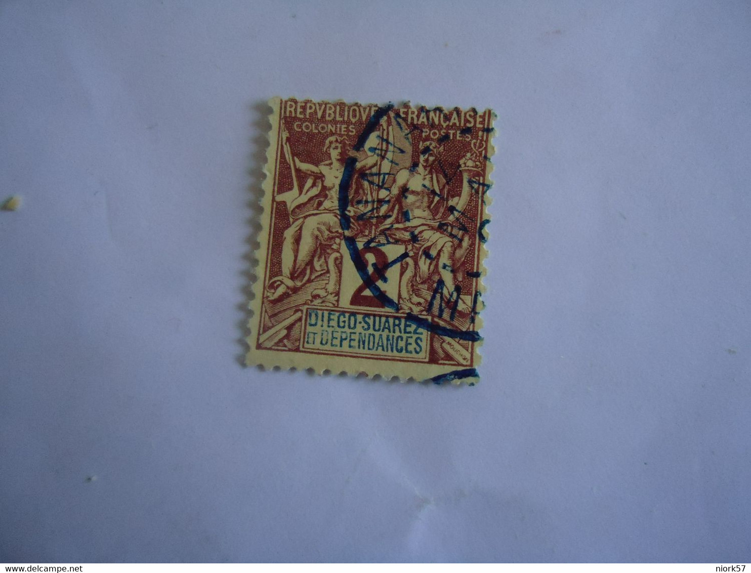DIEGO-SUAEZ  FRANCE  COLONIES USED  STAMPS  2C  WITH POSTMARK - Altri & Non Classificati