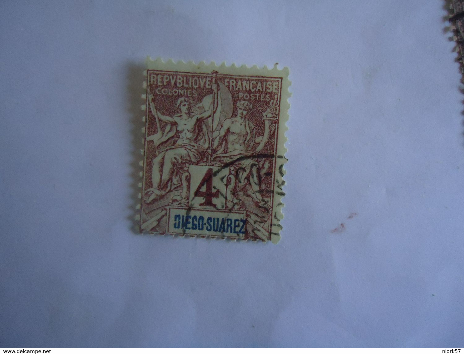 DIEGO-SUAEZ  FRANCE  COLONIES USED  STAMPS  4C - Sonstige & Ohne Zuordnung