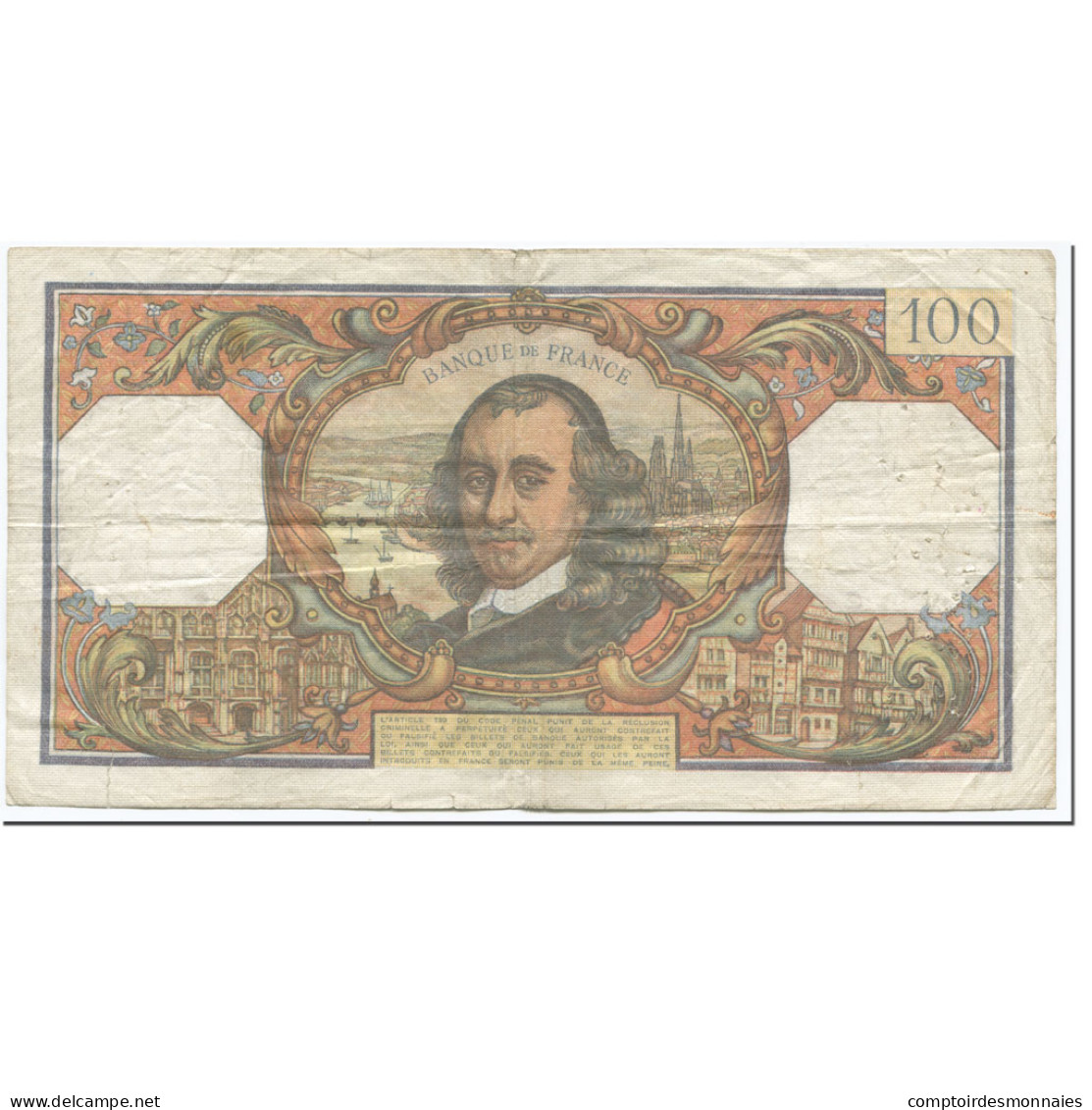 France, 100 Francs, 100 F 1964-1979 ''Corneille'', 1967, 1967-12-07, TB - 100 F 1964-1979 ''Corneille''