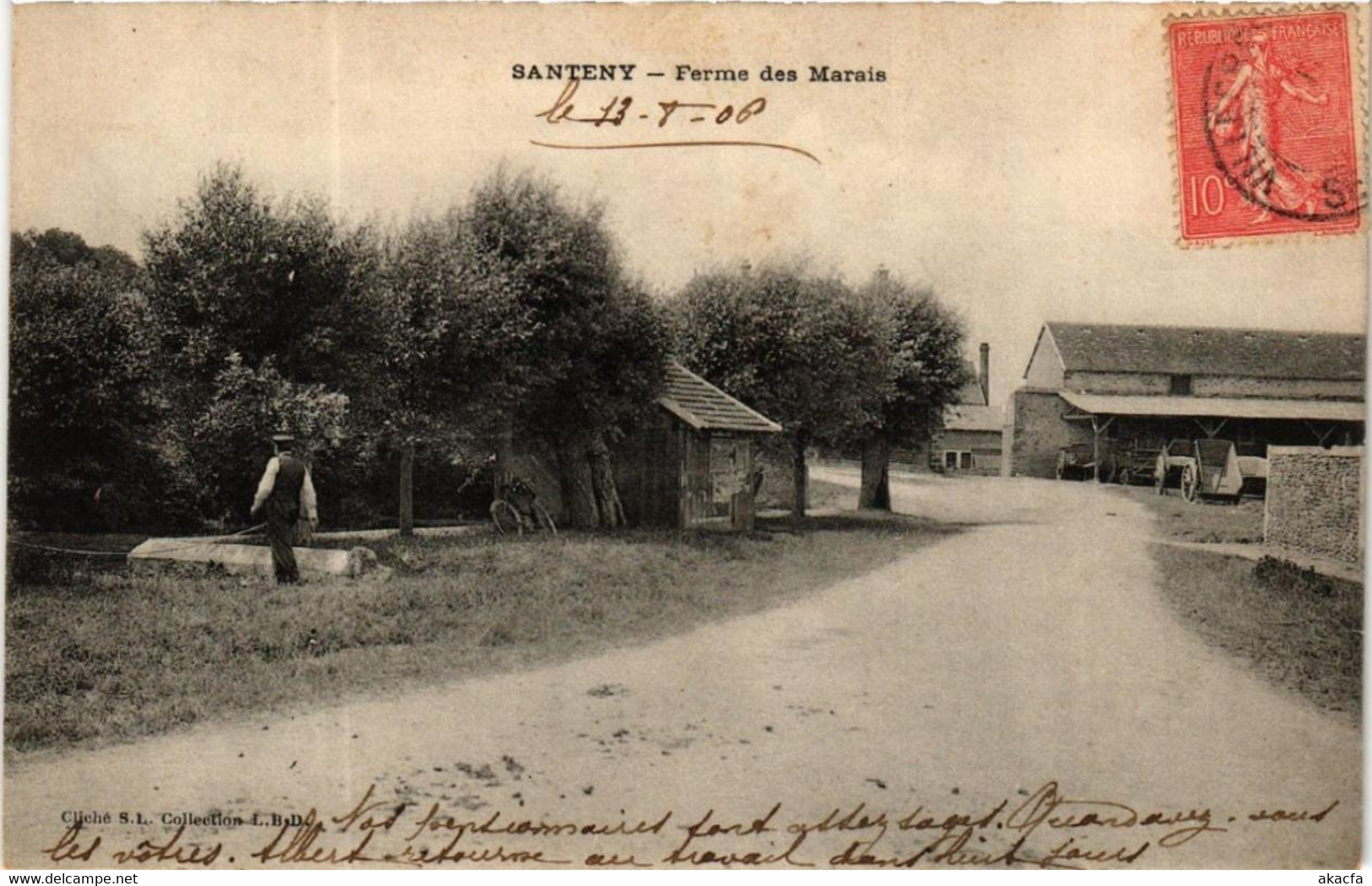 CPA SANTENY Ferme Des Marais (600331) - Santeny