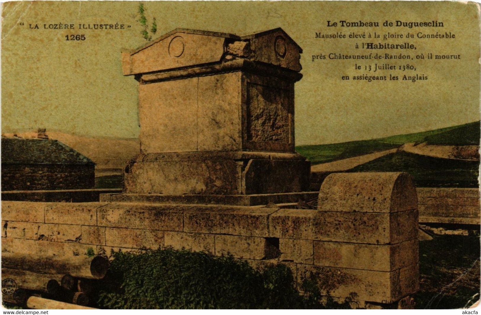 CPA CHATEAUNEUF-de-RANDON - Le Tombeau De Duguesclin (638282) - Chateauneuf De Randon