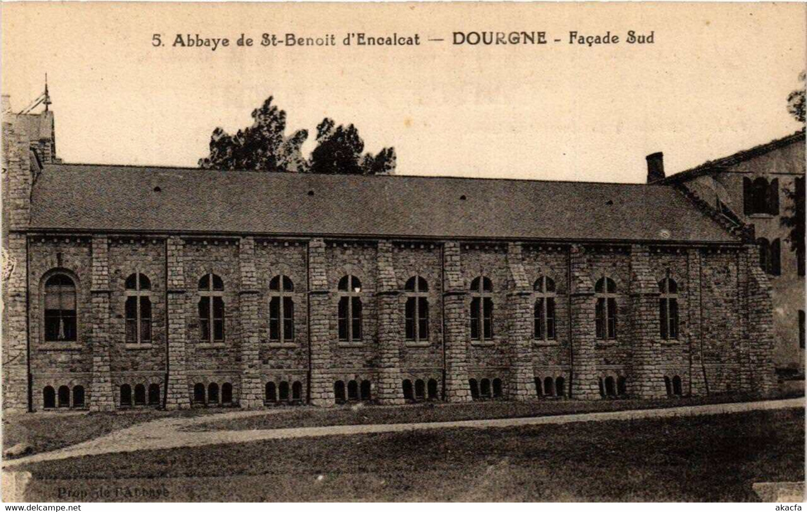CPA DOURGNE Abbaye De St-BENOIT D'Encalcat - Facade Sud (615111) - Dourgne