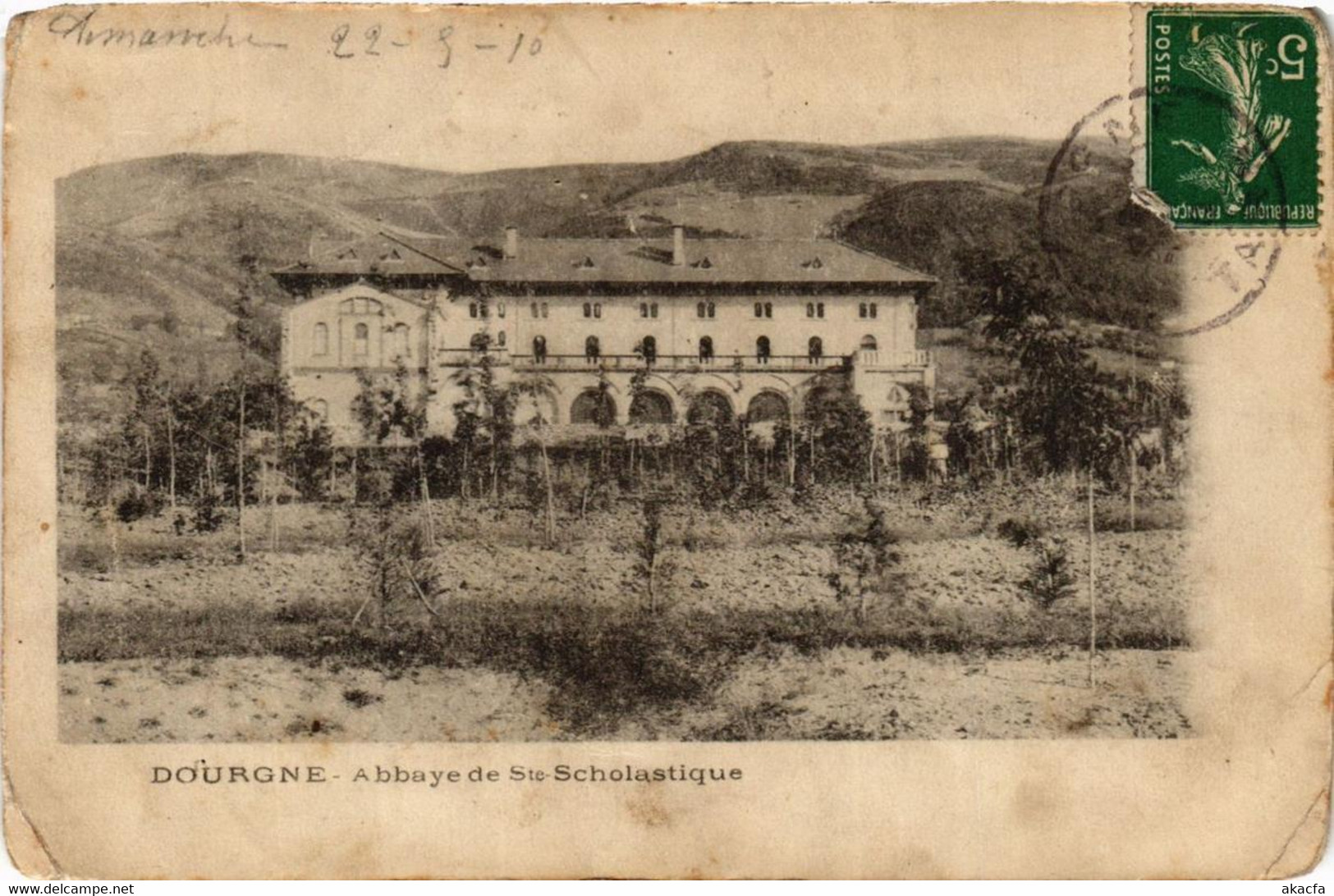 CPA DOURGNE Abbaye De Ste-SCHLOASTIQUE (615113) - Dourgne