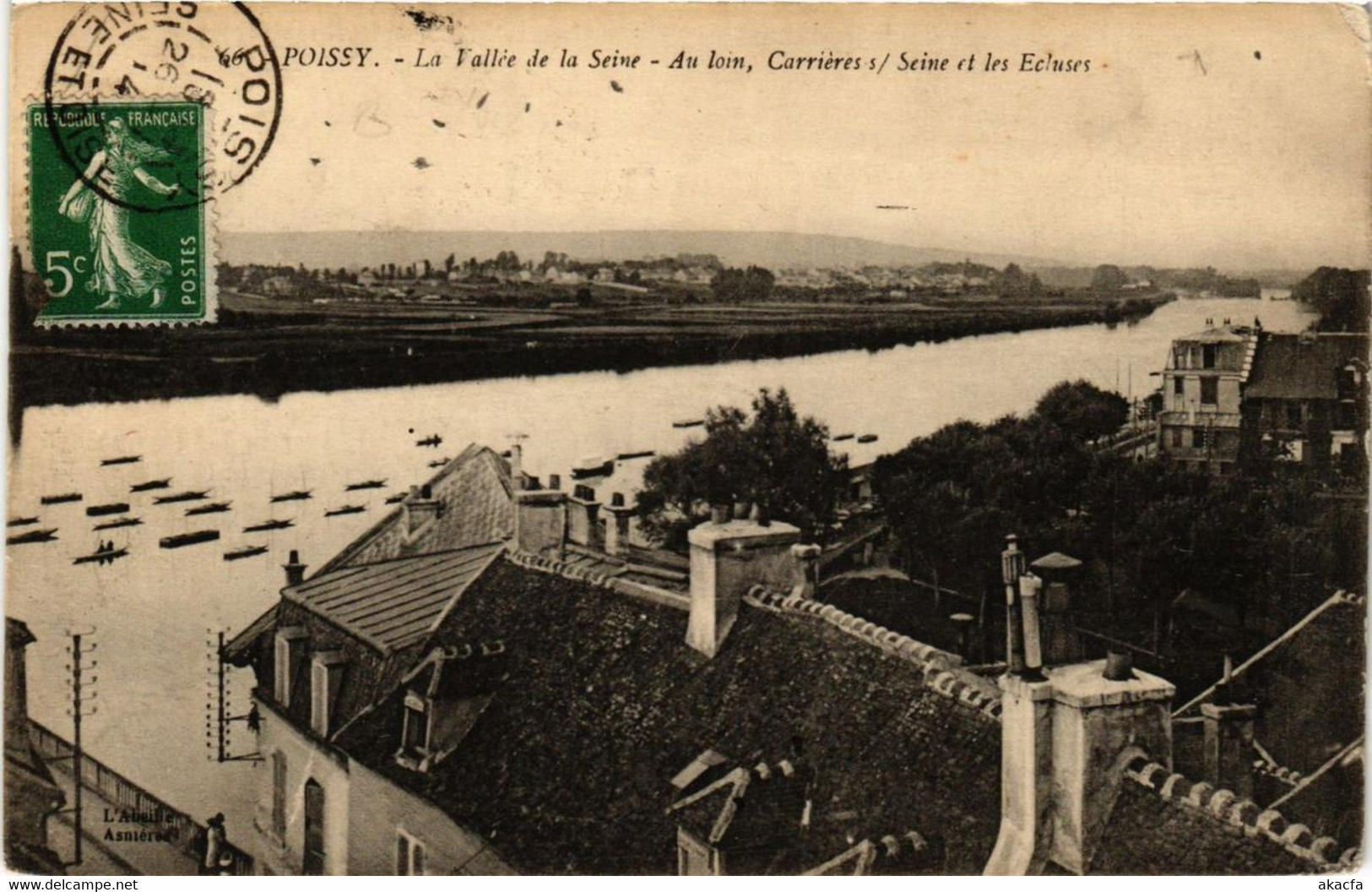 CPA POISSY La Vallée De La Seine (617830) - Poissy