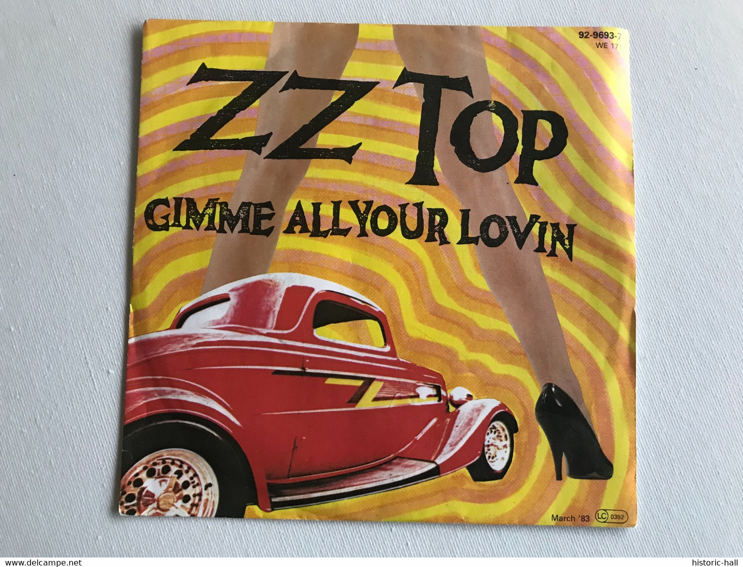 ZZ TOP - Gimmie All Your Lovin - 45t - 1983 - FRENCH Press - Hard Rock & Metal