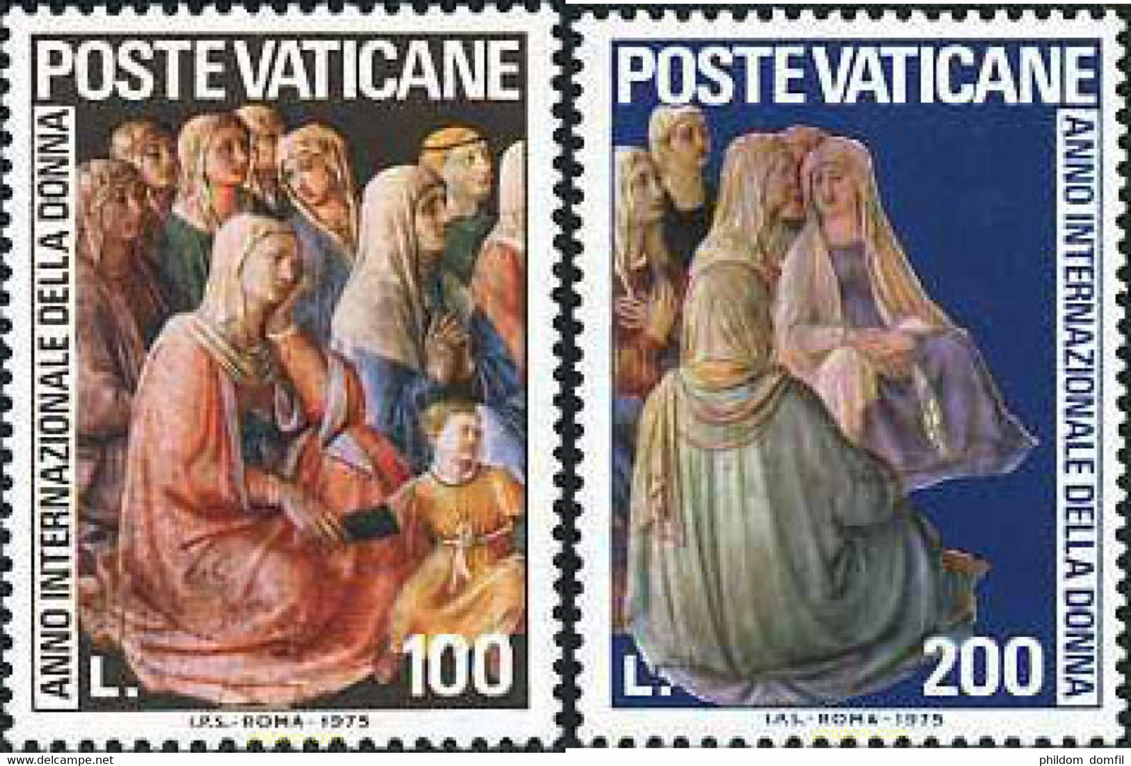 116507 MNH VATICANO 1975 AÑO INTERNACIONAL DE LA MUJER - Used Stamps