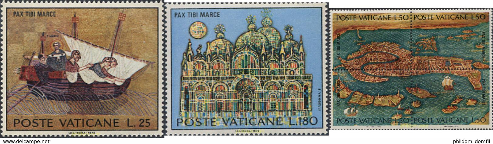 685930 MNH VATICANO 1972 UNESCO. SALVEMOS VENECIA - Usati