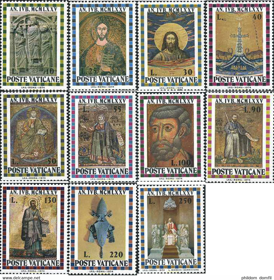 116496 MNH VATICANO 1974 AÑO SANTO - Oblitérés