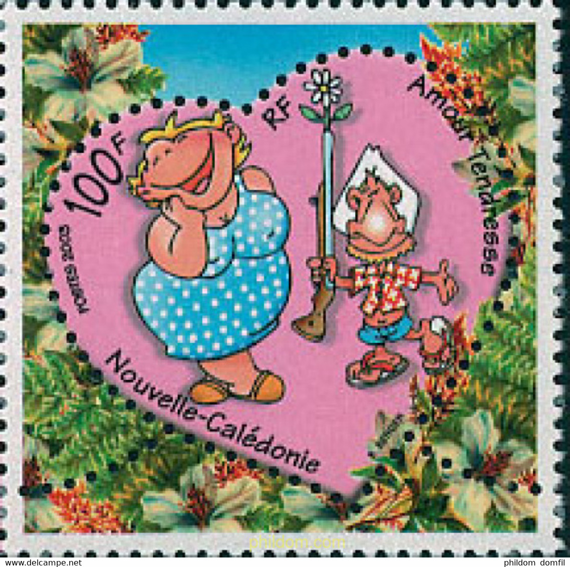 116798 MNH NUEVA CALEDONIA 2003 SAN VALENTIN - Usados