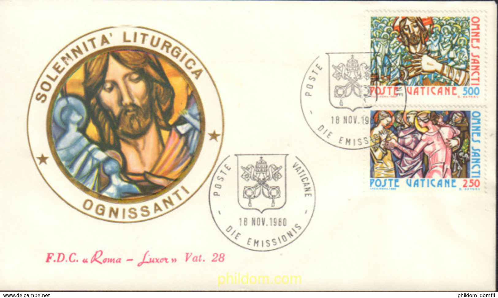 437446 MNH VATICANO 1980 LA FIESTA DE TODOS LOS SANTOS - Usados