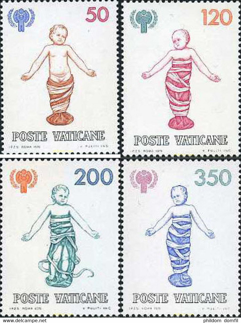 116879 MNH VATICANO 1979 AÑO INTERNACIONAL DE LA INFANCIA - Used Stamps