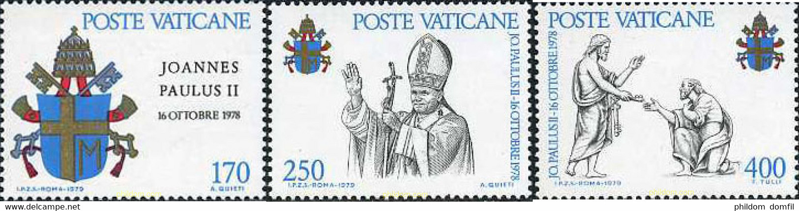 116864 MNH VATICANO 1979 PAPA JUAN PABLO II - Oblitérés