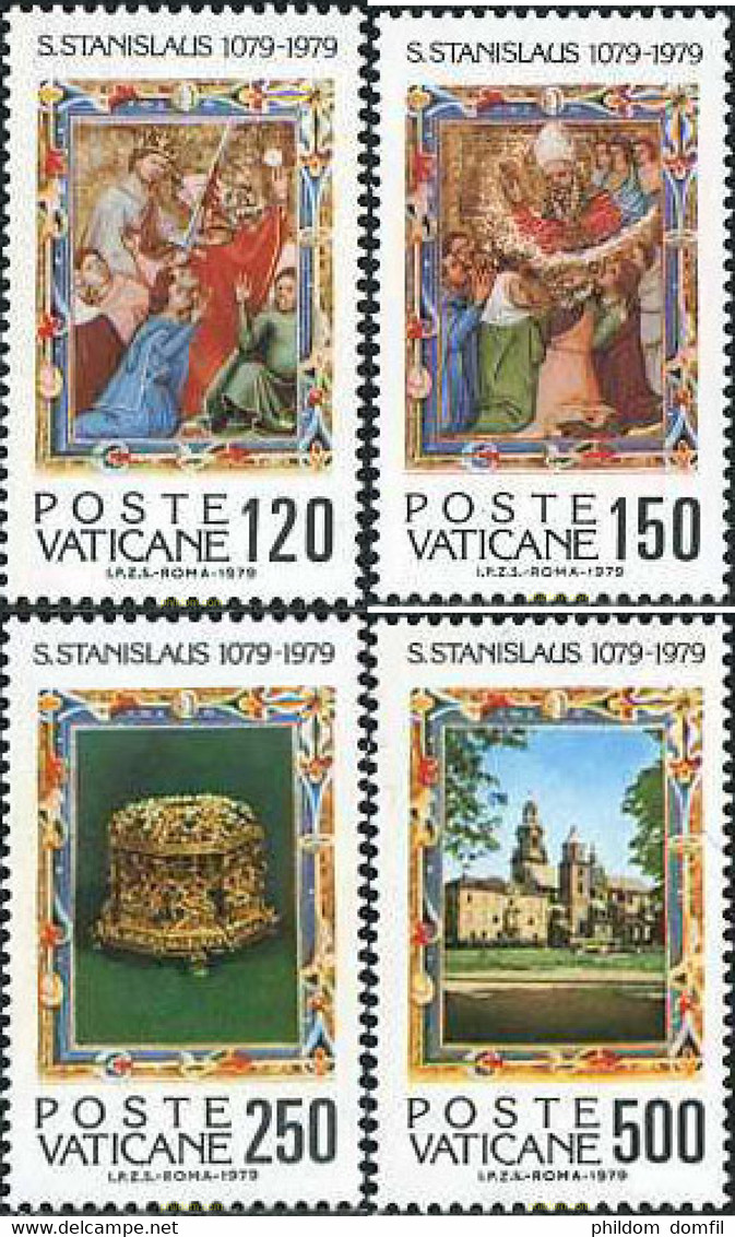 116871 MNH VATICANO 1979 9 CENTENARIO DEL MARTIR DE SAN ESTANISLAO - Oblitérés