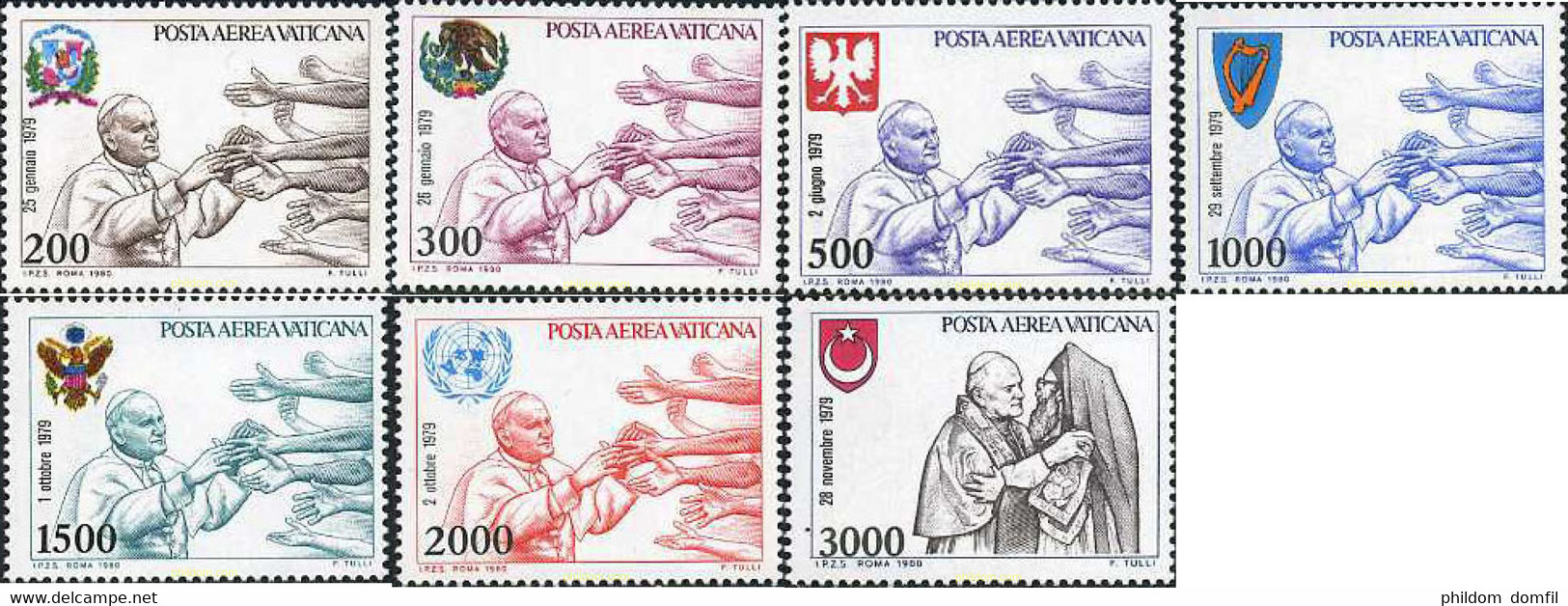 116888 MNH VATICANO 1980 PAPA JUAN PABLO II - Usati