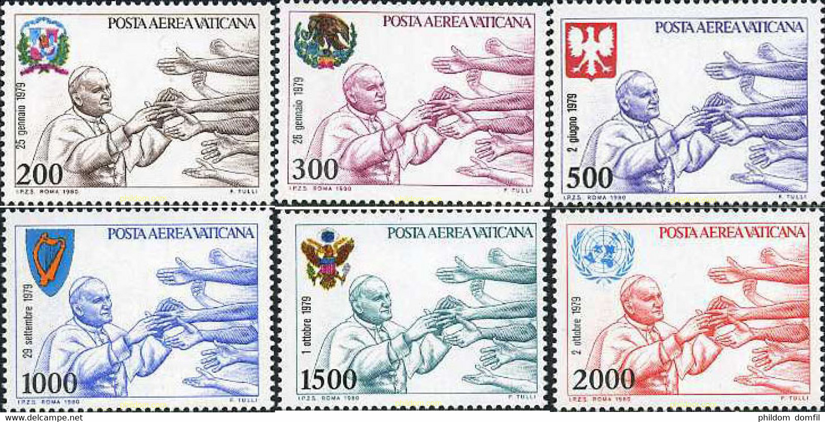 637541 MNH VATICANO 1980 PAPA JUAN PABLO II - Used Stamps