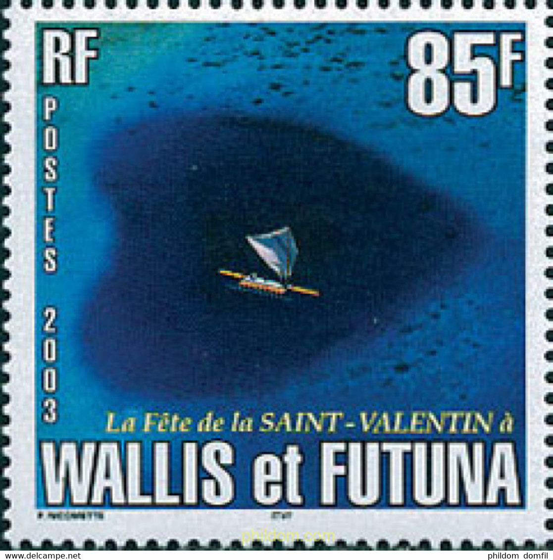 117460 MNH WALLIS Y FUTUNA 2003 SAN VALENTIN - Gebruikt