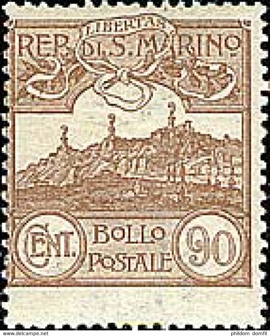 686088 MNH SAN MARINO 1921 MONTE TITANO - Used Stamps