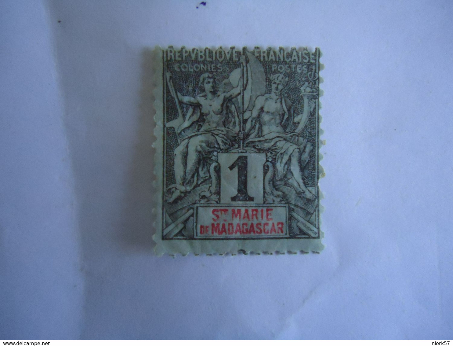 STE MARIE MADACASCAR  FRANCE  COLONIES MLM  STAMPS  1C - Sonstige & Ohne Zuordnung