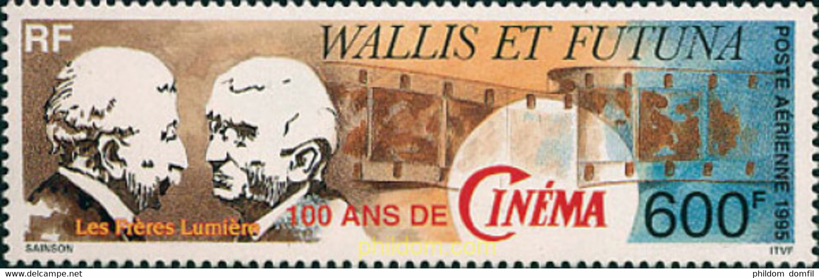 119221 MNH WALLIS Y FUTUNA 1995 100 ANIVERSARIO DEL CINE - Usados