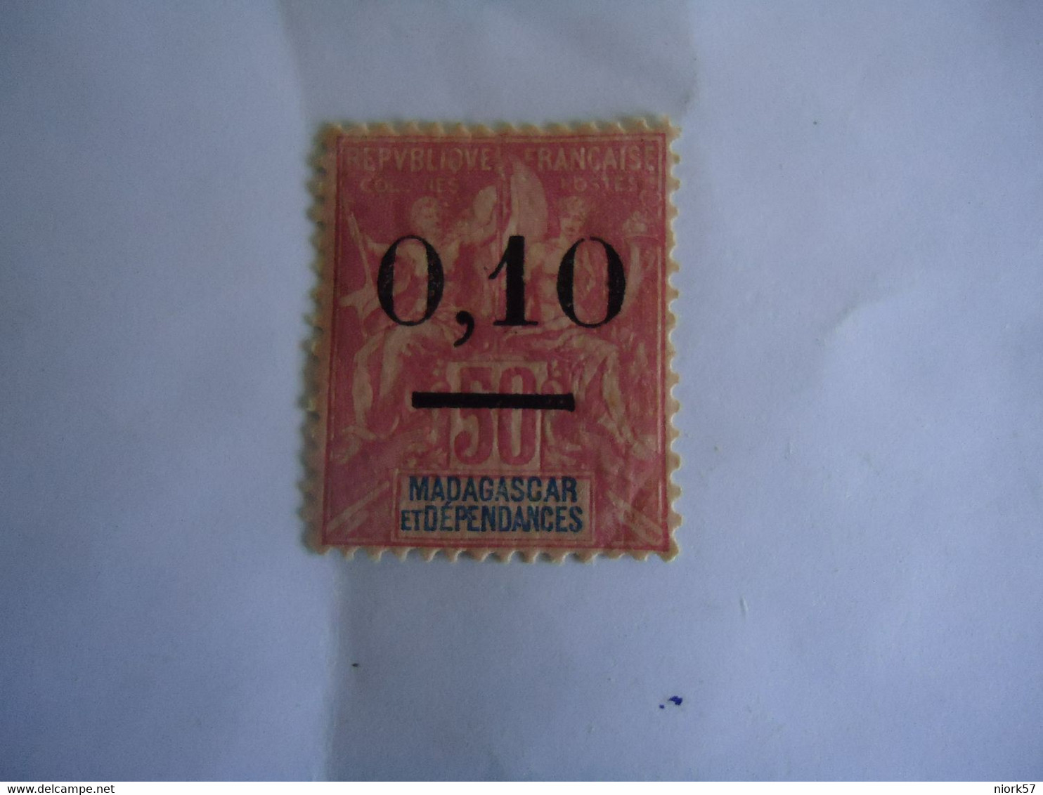 MADACASCAR  FRANCE  COLONIES MLN   STAMP  OVERPRINT - Autres & Non Classés