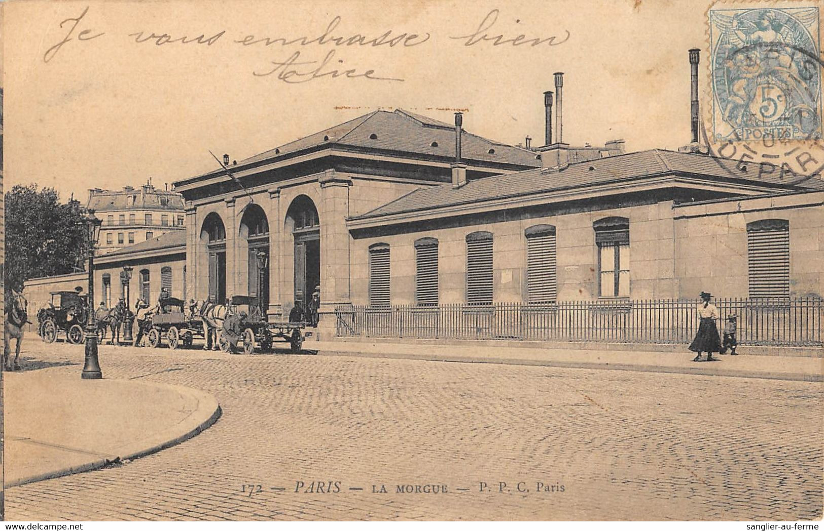 CPA 75 PARIS 4e LA MORGUE - Arrondissement: 04