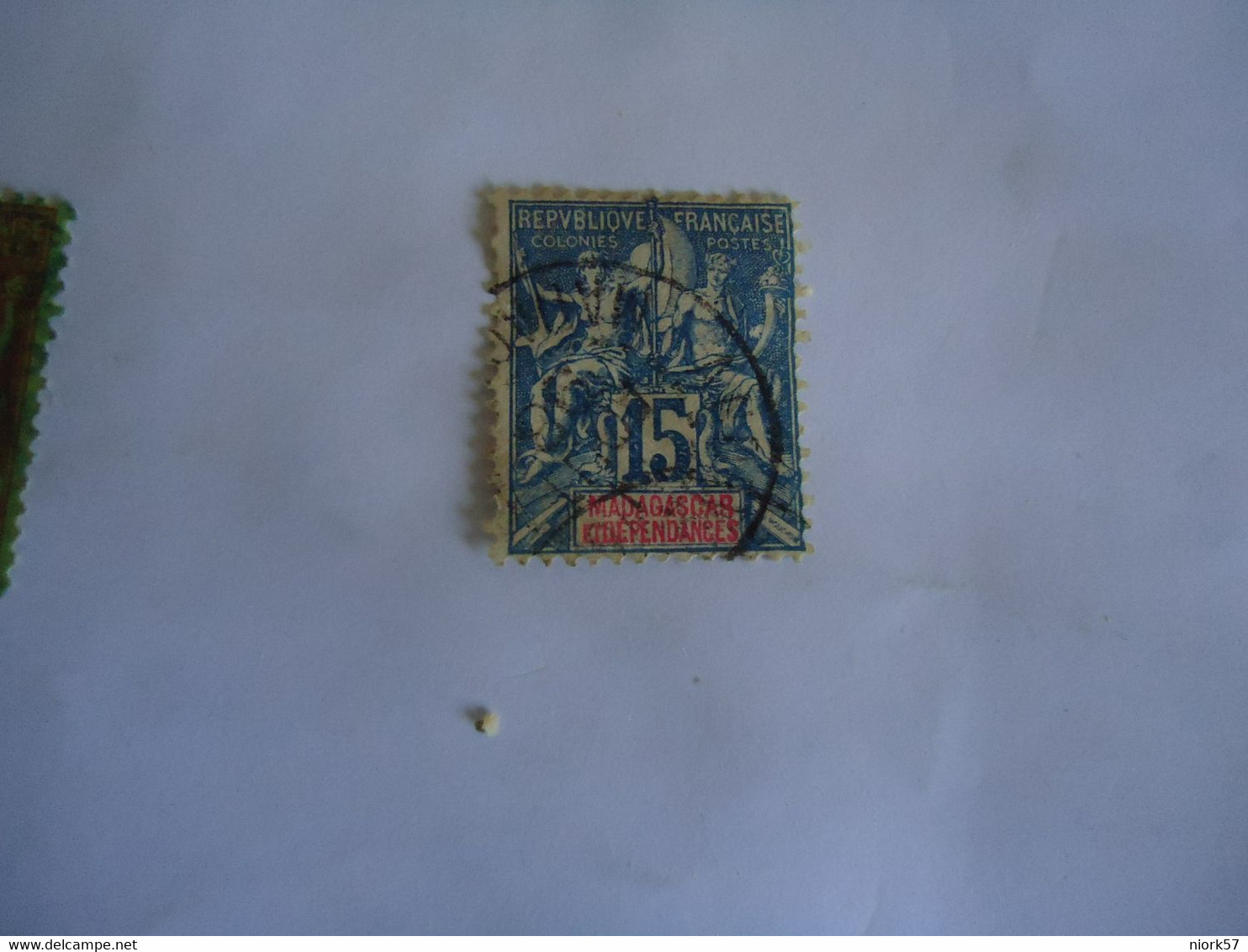 MADACASCAR  FRANCE  COLONIES USED   STAMP 20C  WITH POSTMARK - Other & Unclassified