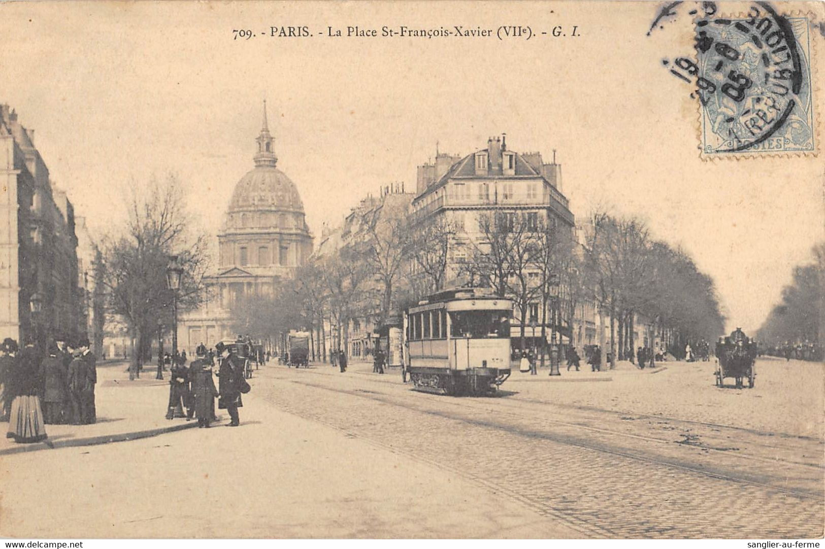 CPA 75 PARIS 7e LA PACE SAINT FRANCOIS XAVIER - Arrondissement: 07