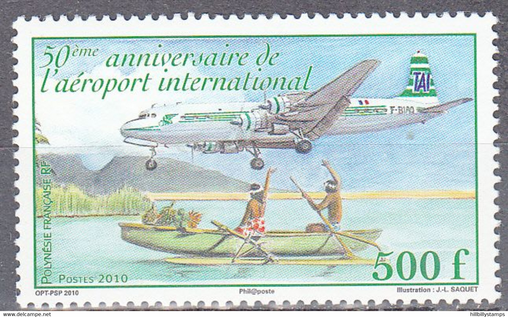 FRENCH POLYNESIA  SCOTT NO 1036  MNH  YEAR  2010 - Neufs