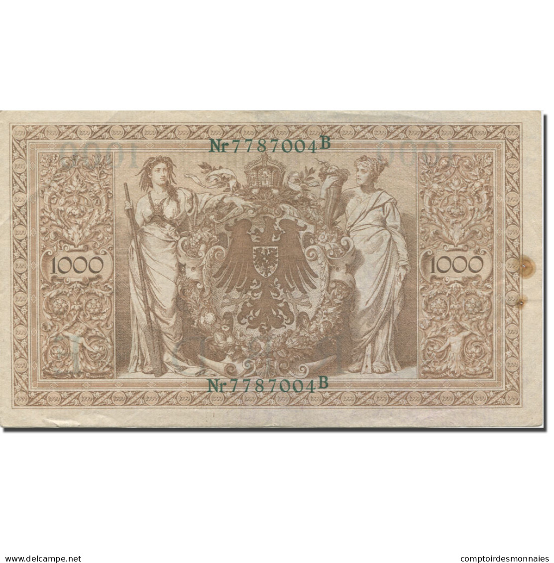 Billet, Allemagne, 1000 Mark, 1910, 1910-04-21, KM:45b, TTB+ - 1000 Mark