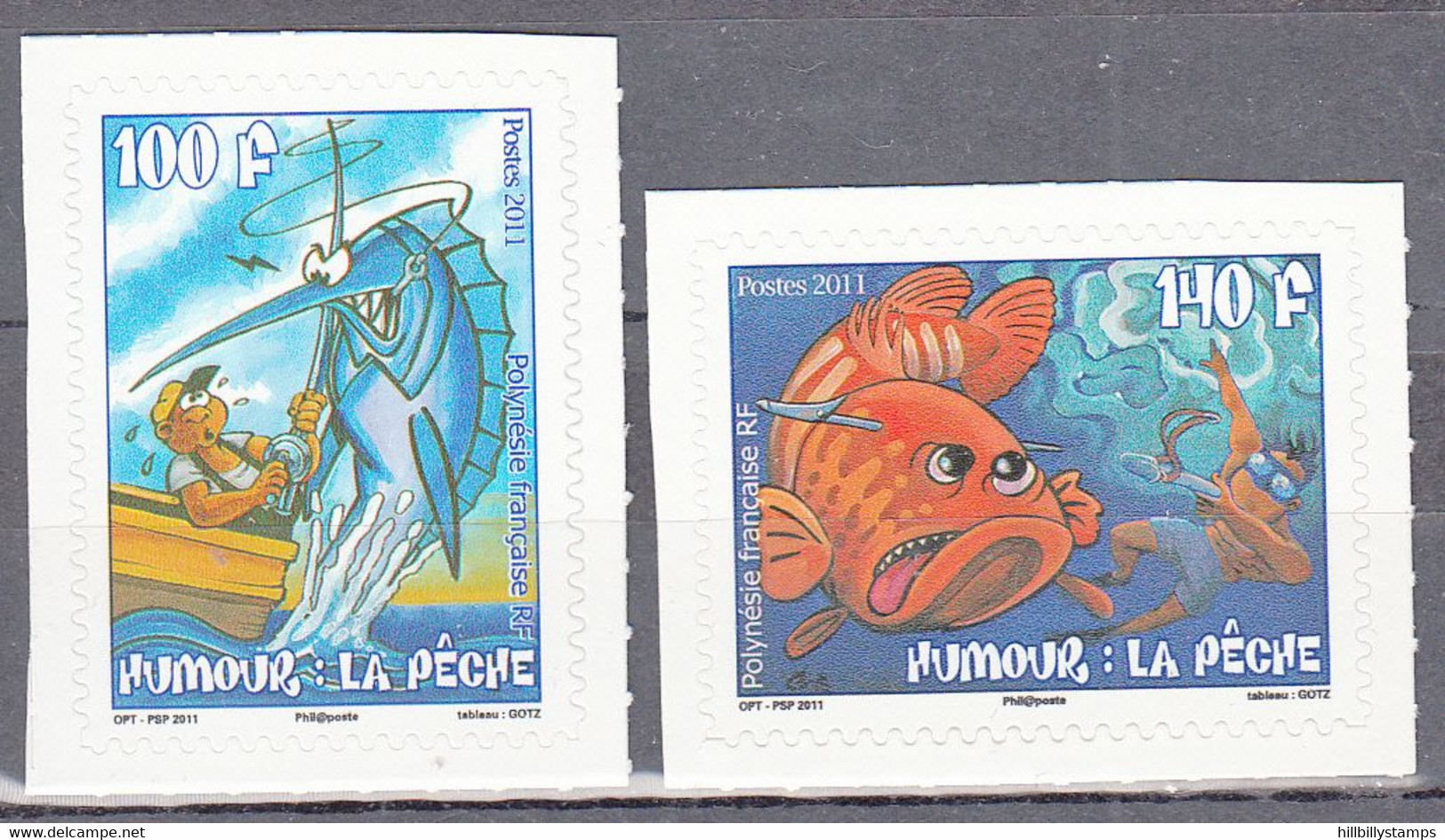 FRENCH POLYNESIA  SCOTT NO 1053-54   MNH  YEAR  2011 - Neufs