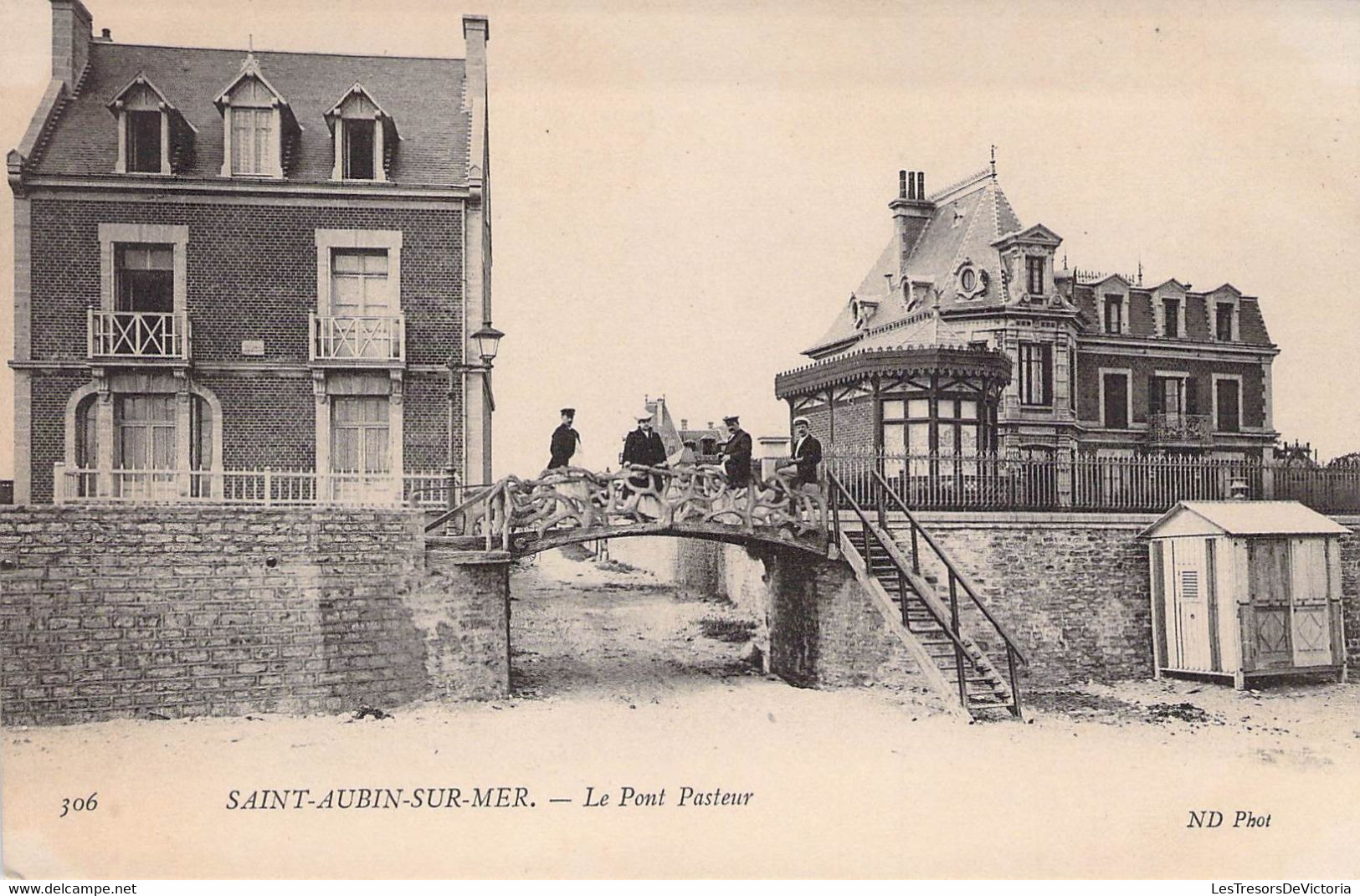 CPA - FRANCE - 14 - Saint Aubin Sur Mer - Le Pont Pasteur - ND PHOT - Saint Aubin