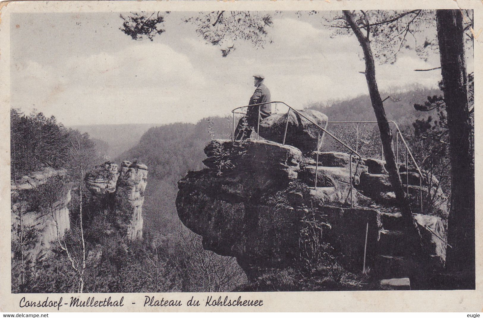 1524/ Consdorf - Mullerthal, Plateau Du Kohlscheuer, Man, 1938 - Müllerthal
