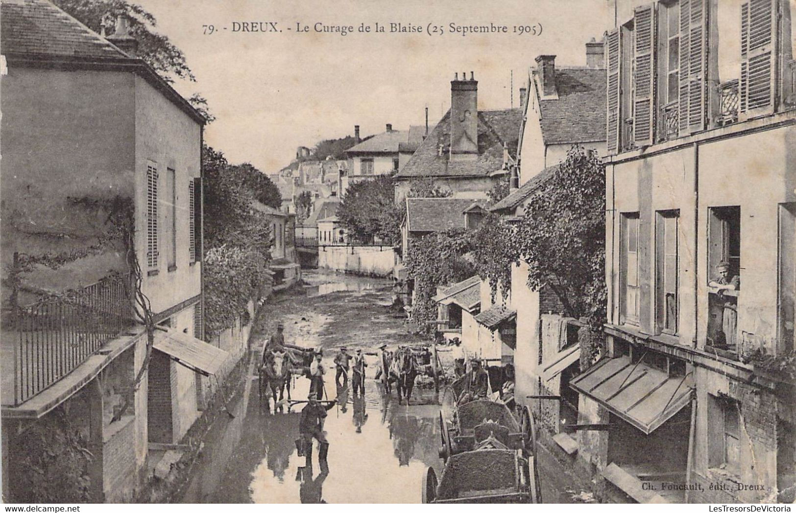 CPA - FRANCE - 28 - DREUX - Le Curage De La Blaise - 25 Septembre 1905 - Animée - Dreux