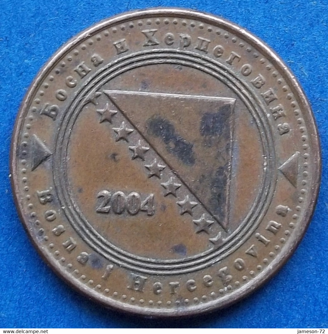 BOSNIA & HERZEGOVINA - 20 Feninga 2004 KM# 116 Federal Republic (1995) - Edelweiss Coins - Bosnia Erzegovina