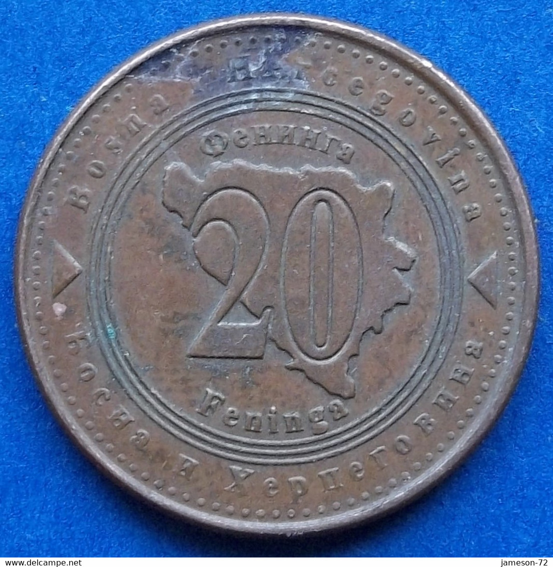 BOSNIA & HERZEGOVINA - 20 Feninga 2004 KM# 116 Federal Republic (1995) - Edelweiss Coins - Bosnia Erzegovina