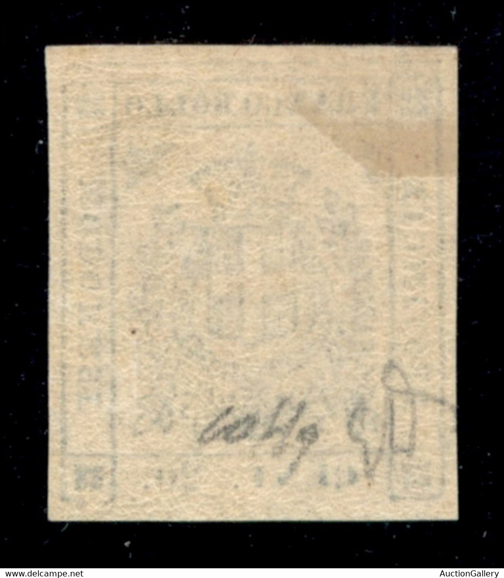 1859 - 20 Cent (15) Gomma Originale - Emilio Diena + Colla (5.000) - Other & Unclassified