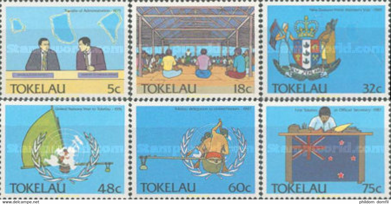 121104 MNH TOKELAU 1988 EVOLUCION POLITICA - Tokelau
