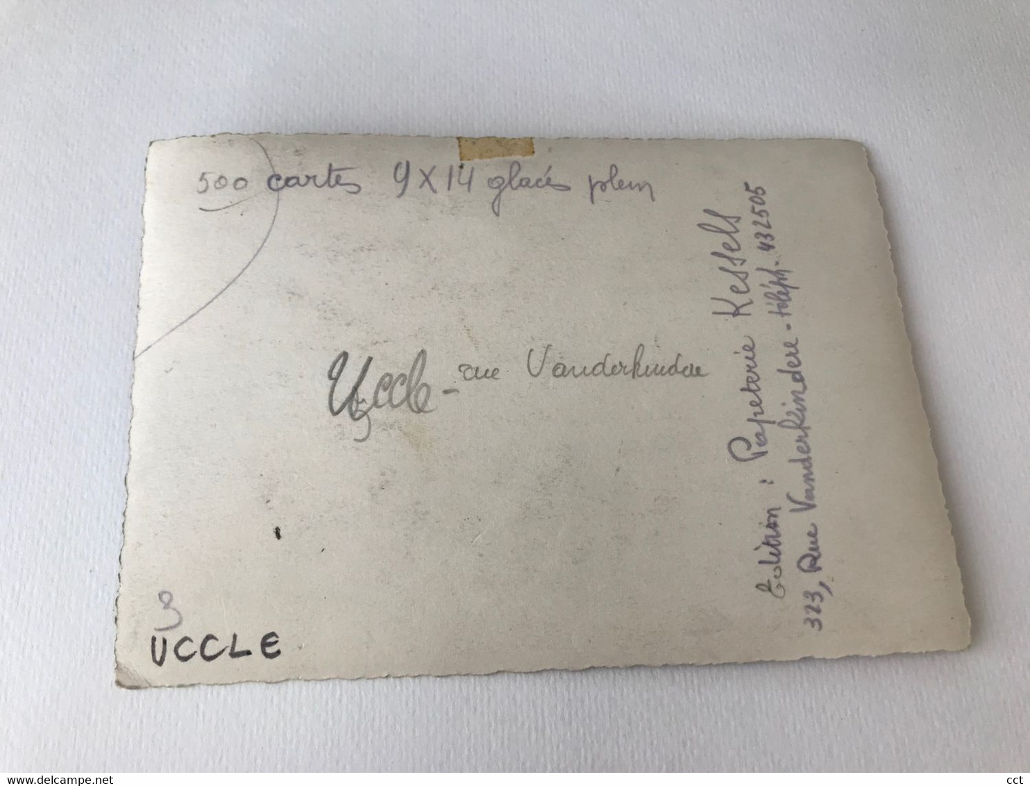 Uccle Ukkel  CARTE PHOTO CARTE MERE Rue Vanderkindere - Ukkel - Uccle