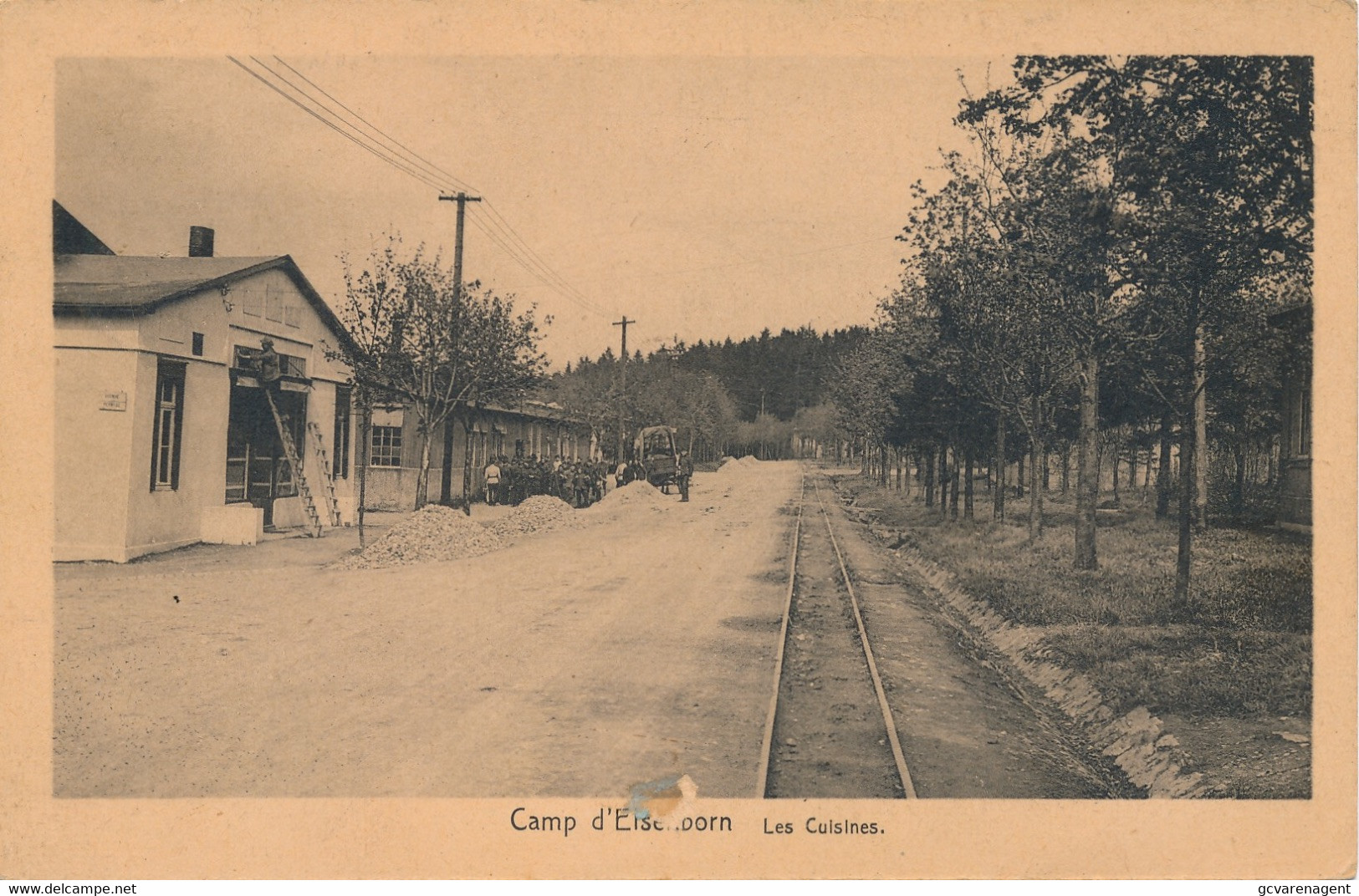 CAMP D'ELSENBORN  LES CUISINES      2 SCANS - Elsenborn (camp)