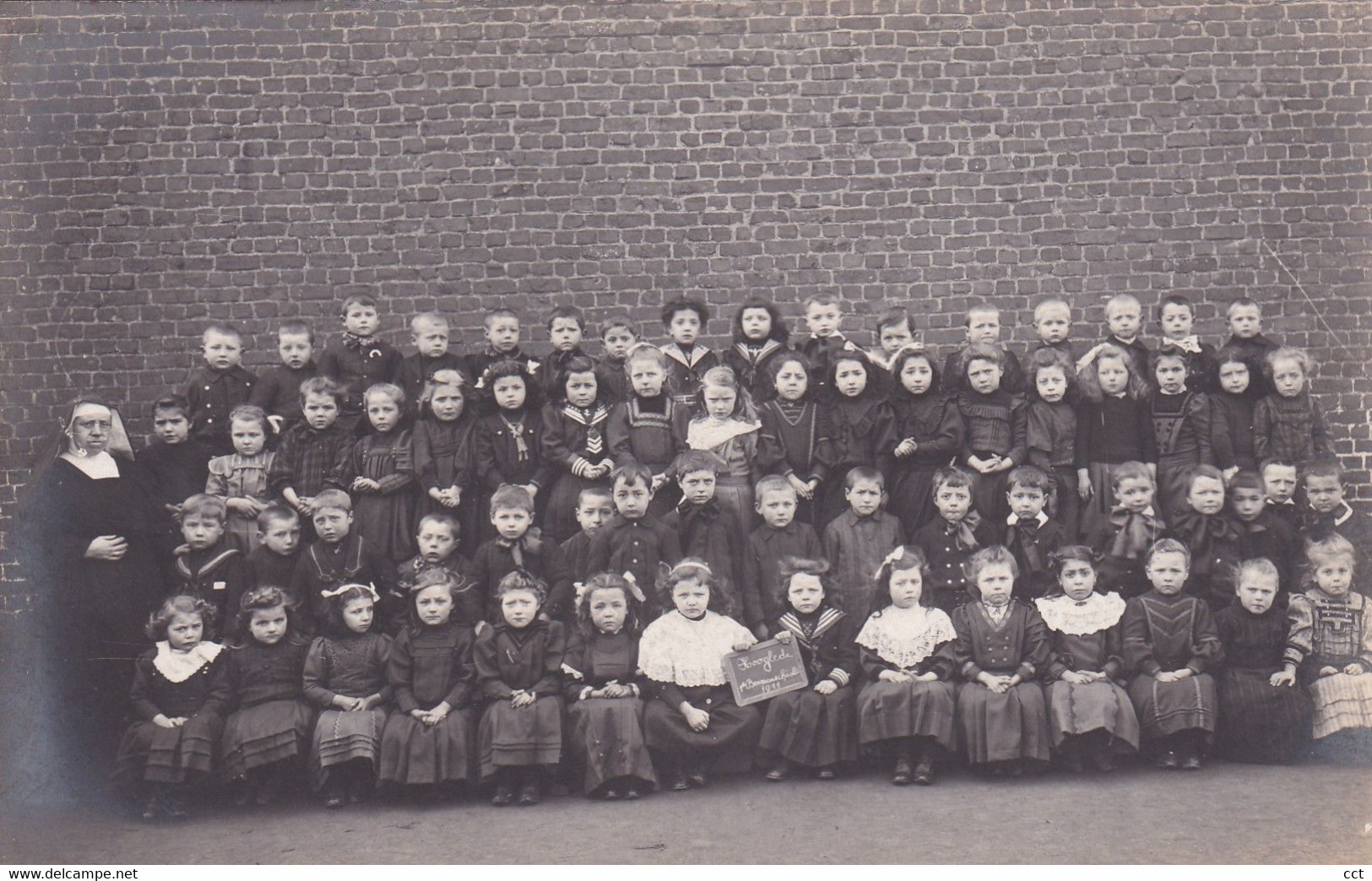 Hooglede  FOTOKAART  Bewaarschool 1911 - Hooglede