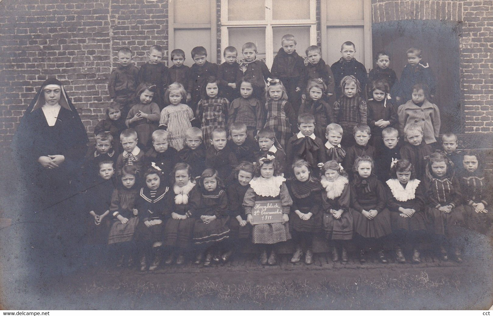 Hooglede  FOTOKAART  2° Bewaarschool 1911 - Hooglede