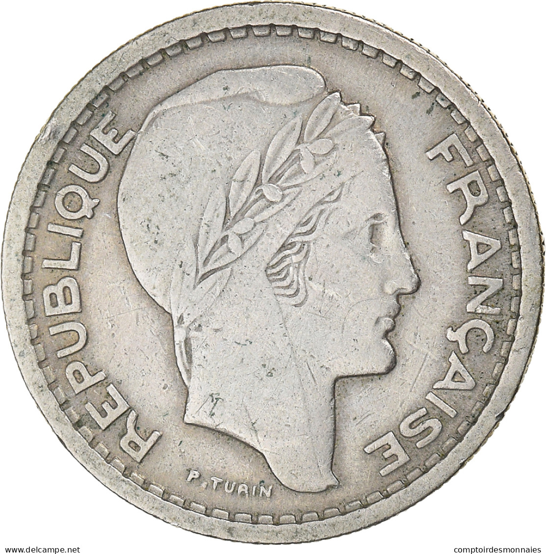 Monnaie, Algérie, 20 Francs, 1949, Paris, TTB, Cupro-nickel, KM:91, Lecompte:48 - Algérie