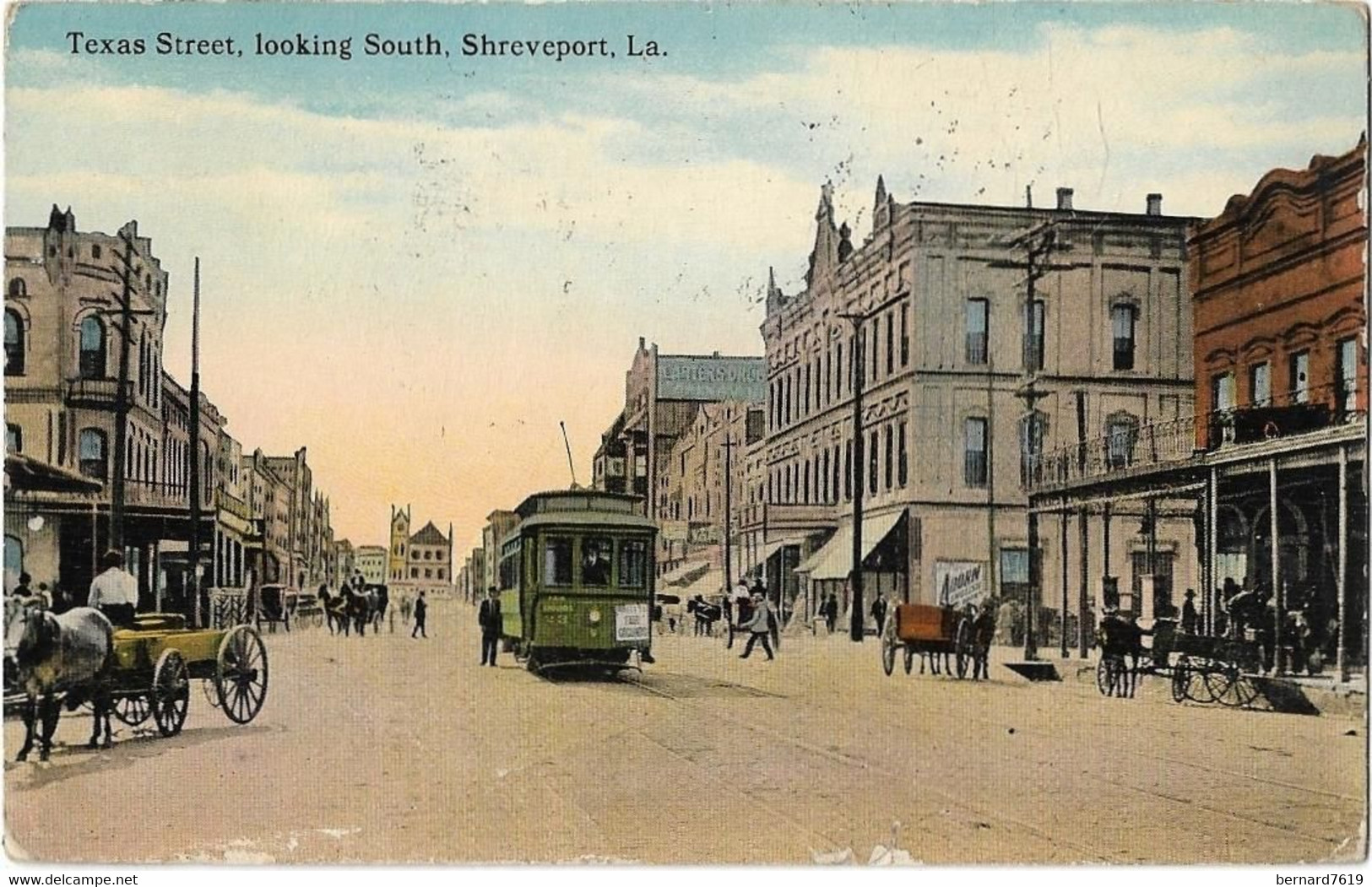 Etats Unis -  Shreveport  -  Texas Street  , Looking South - Shreveport