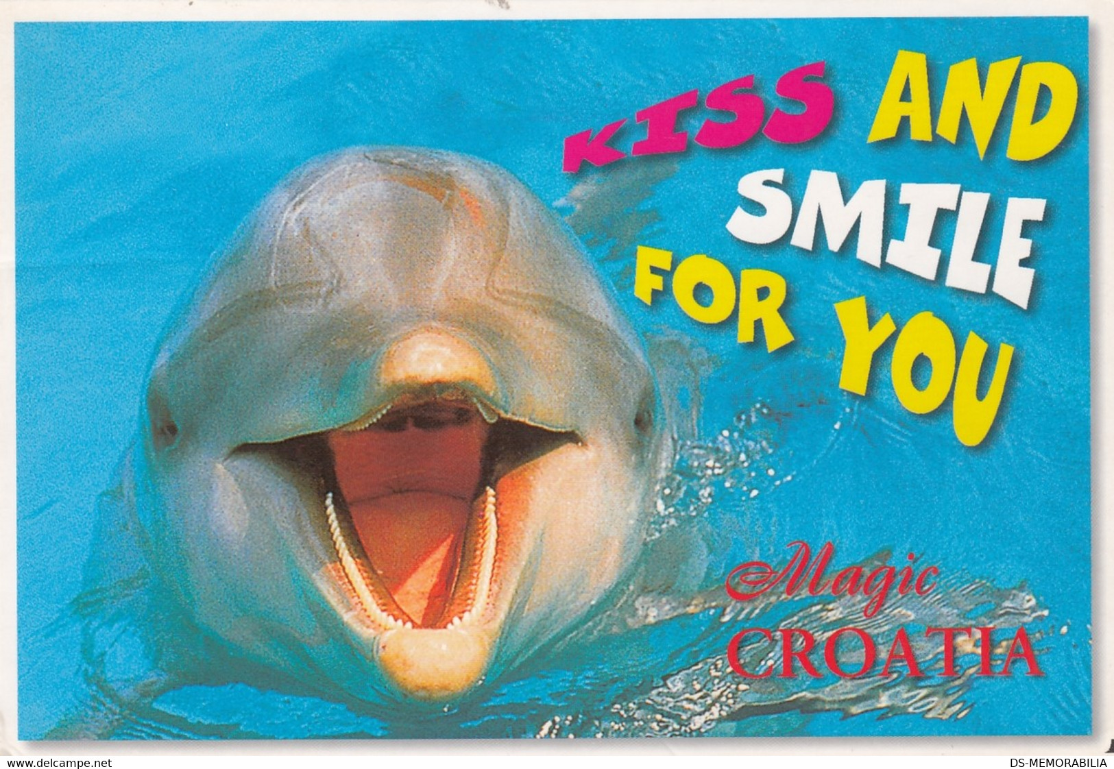 Dolphin Delfin Croatia Postcard - Dauphins