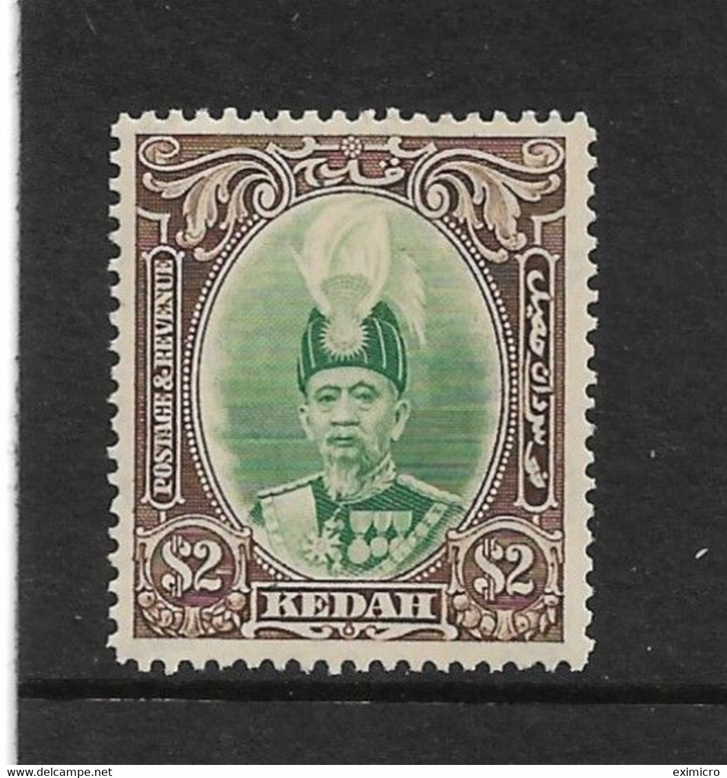 MALAYA - KEDAH 1937 $2 SG 67 UNMOUNTED MINT Cat £130 - Kedah