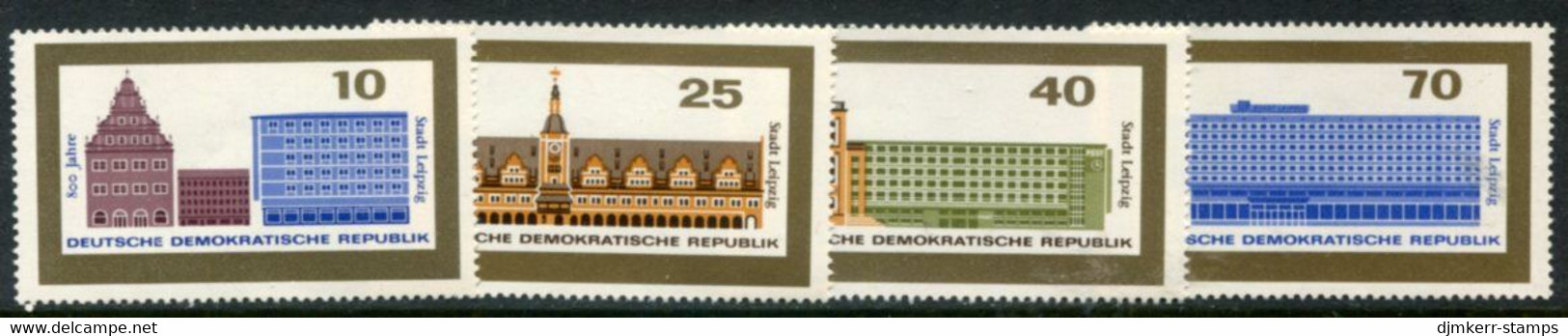 DDR / E. GERMANY 1965 800th Anniversary Of Leipzig MNH / **.  Michel 1126-29 - Nuevos