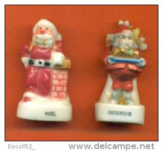 Lot De 2 Feves De Peres Noel - Geschiedenis