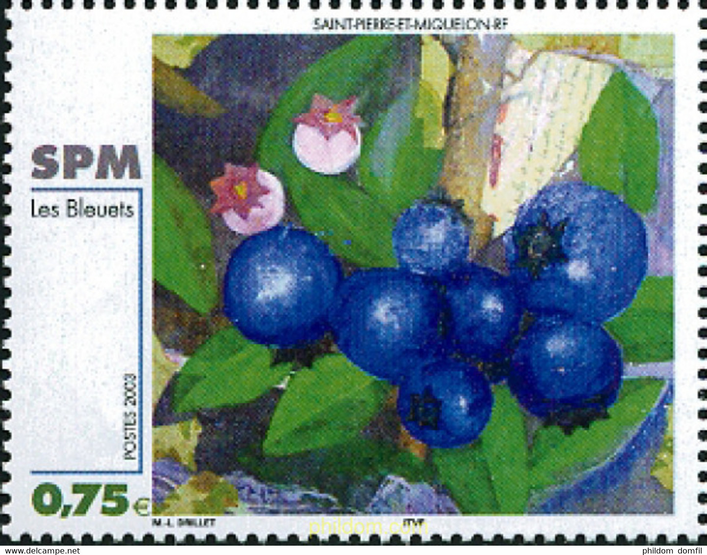 123649 MNH SAN PEDRO Y MIQUELON 2003 ARTE - Gebraucht